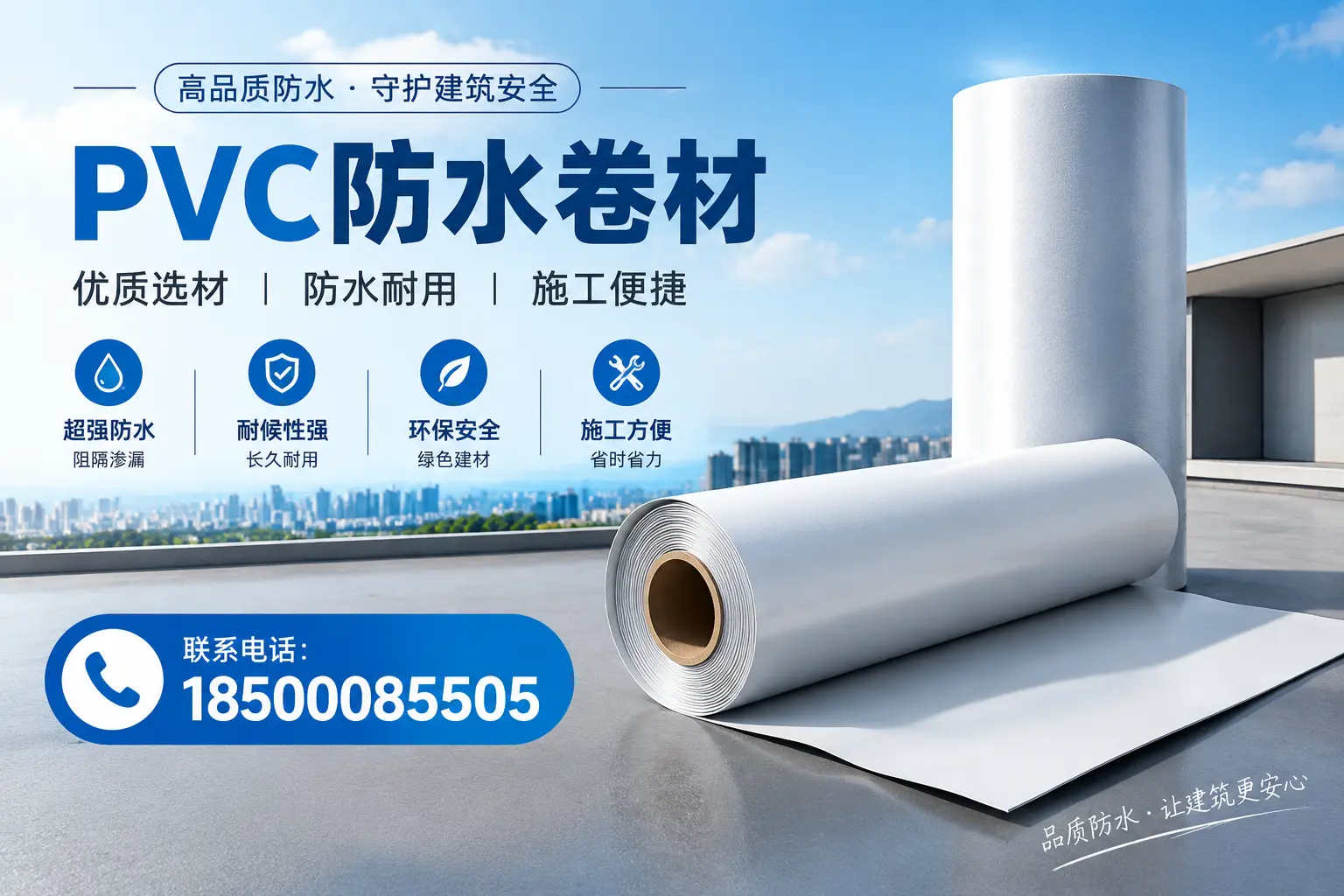 如何评估PVC防水卷材的性价比?中卫消费者必读